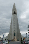Hallgrimskirkja in het centrum van Reykjavik